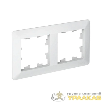 Рамка 2-м AtlasDesign Air лотос/дым. бел. SE ATN221302