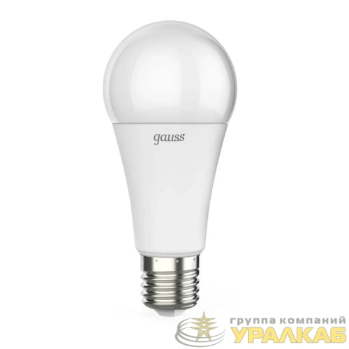 Лампа светодиодная Black 16Вт A60 грушевидная 3000К тепл. бел. E27 1380лм GAUSS 102502116 детальная картинка