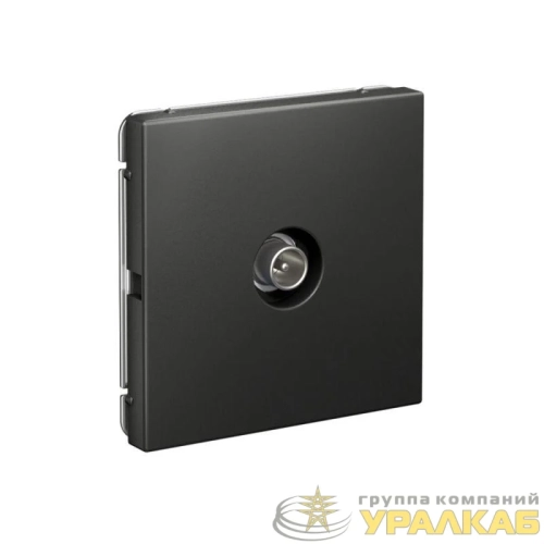 Розетка телевизионная проходная TV ArtGallery 4дБ механизм базальт SE 