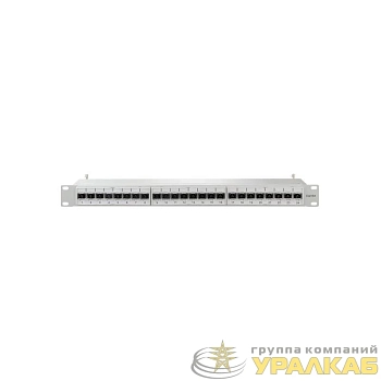 Патч-панель 19дюйм 1U CAT6A 24 порта RJ45 экранир. DKC RN6APPF241