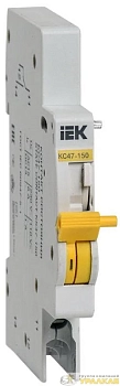 Контакт состояния КС47-150 на DIN-рейку для ВА47-150 IEK MVA50D-KS-1