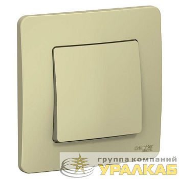 Переключатель проходной 1-кл. СП Blanca 10А IP20 (сх. 6) 250В беж. SE BLNVS010607