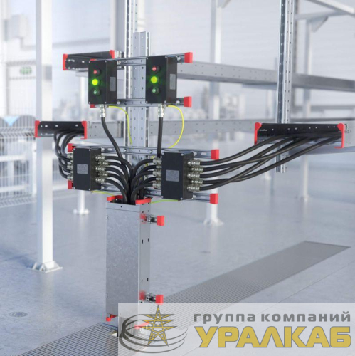 Стойка монтажная усиленная 1800мм комплект гор. оцинк. DKC 