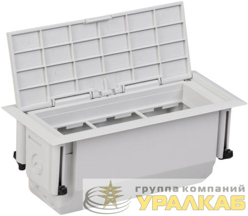 Лючок напольный ONFLOOR 6 mini L PRIMER IEK KNU-06-PCL детальная картинка