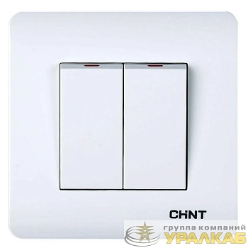 Выключатель 2-кл. 10А 250В CHINT 715381