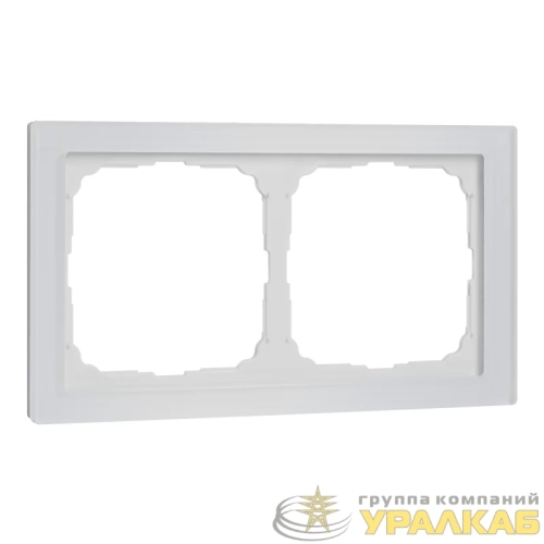 Рамка 2-м ArtGallery Pure матов. органич. стекло бел. SE 