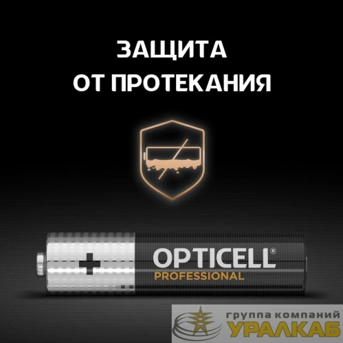 Элемент питания алкалиновый AAA/LR03 (блист. 12шт) Professional Opticell /6052006