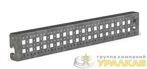 Рейка монтажная перфорированная широкая Д400 AleSta (уп.2шт) EKF 