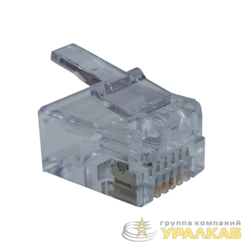 Коннектор 6P6C (RJ-11) (уп.100шт) SUPRLAN 