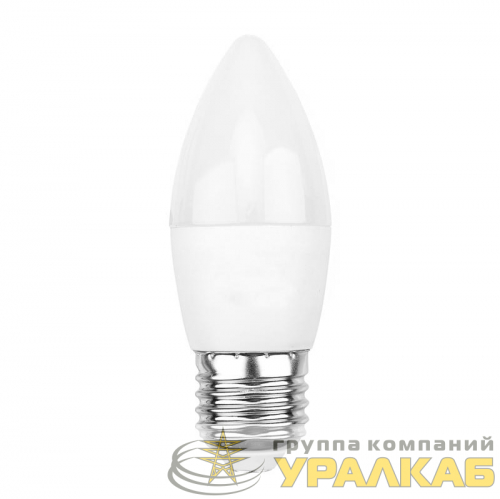 Лампа светодиодная 9.5Вт Свеча (CN) 2700К тепл. бел. E27 903лм Rexant 604-025