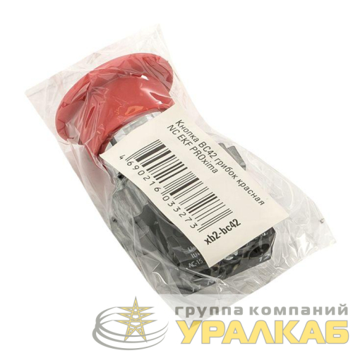 Кнопка грибовидная BC42 NC красн. PROxima EKF 