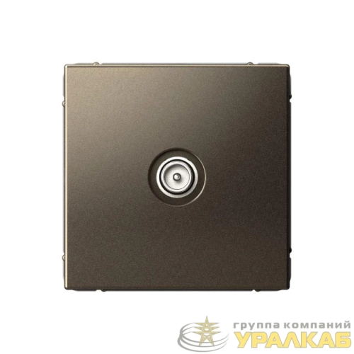 Розетка телевизионная проходная TV ArtGallery 4дБ механизм мокко SE GAL000692 детальная картинка