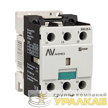 Контактор КМЭ 25А кат. 400В AC AVERES EKF ctr-s-25-00-400-av
