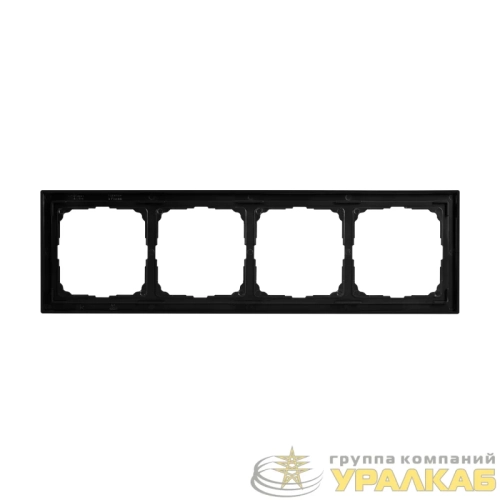 Рамка 4-м ArtGallery Pure матов. органич. стекло черн. SE 