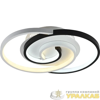 Светильник светодиодный Abby 6101-101 57Вт 3900К-4400К потолочн. модерн с пультом Rivoli 