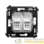 Розетка компьютерная 2-м СП Avanti "Белое облако" RJ45 кат.5E DKC 4400464 детальная картинка