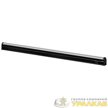 Светильник светодиодный LLED-01-08W-4000-B 8Вт 4000К L574мм с выключателем (подключение в линию: до 100Вт) черн. Эра 