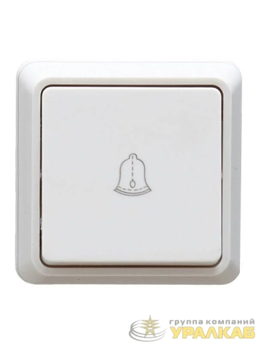 Выключатель кнопочный 1-кл. ОП Октава 10А IP20 ВСк20-1-0-ОБ бел. IEK EVO13-K01-10-DC детальная картинка