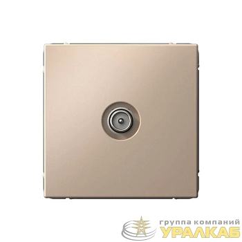Розетка телевизионная оконечная TV ArtGallery 1дБ механизм песочн. SE GAL001291