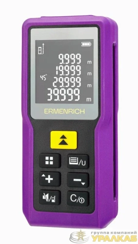 Рулетка лазерная Reel PRO GM100 фиолет. Ermenrich 
