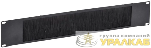 Ввод щеточный 2U черн. ITK 