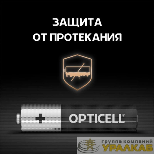 Элемент питания алкалиновый AAA/LR03 (блист. 4шт) Basic Opticell /6051002