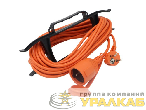Удлинитель-шнур на рамке 1х10м с заземл. 6А IP44 3х0.75 с защ. крышкой TOKOV ELECTRIC TKE-SR10-075-Z детальная картинка