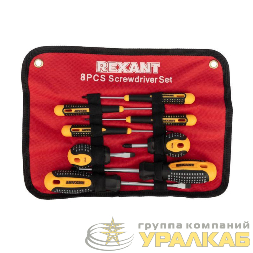 Набор отверток 8 предметов Rexant 12-4774 детальная картинка