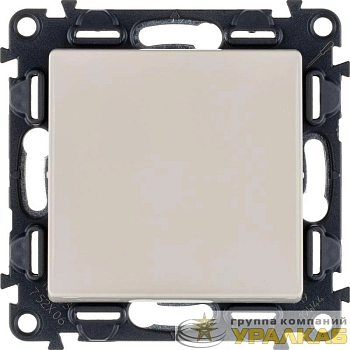 Переключатель 1-кл. СП Valena Life 10А IP20 250В 10AX с лицев. панелью безвинтов. зажимы механизм сл. кость Leg 752506