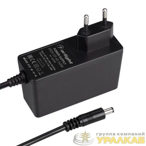 Блок питания ARDV-SP-60-24BW (24В 2.5А 60Вт) адаптер Arlight 049398 детальная картинка