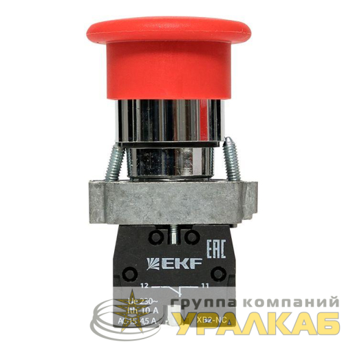 Кнопка грибовидная BC42 NC красн. PROxima EKF 