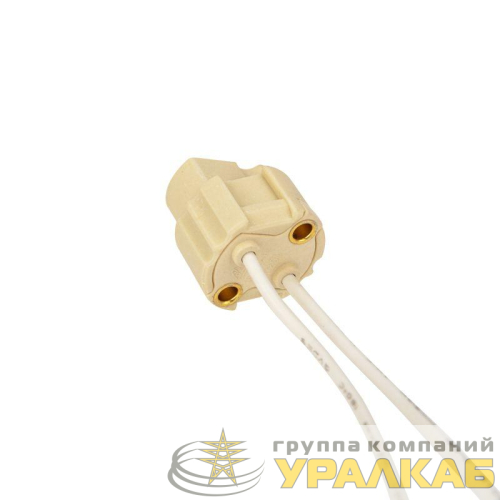 Цоколь "патрон" G9 с проводом 15 см бел. с этикеткой Rexant 11-8879 детальная картинка