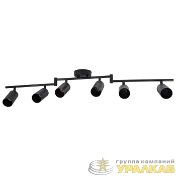 Светильник PCL-0606 6xGU10 IP20 230В BL настен./потолочн. декор. под лампу JazzWay 