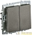Выключатель 2-кл. СП BRITE ВС10-2-0-БрТБ 10А механизм бронза IEK BR-V20-0-10-K45