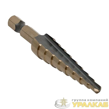 Сверло ступенчатое ST-4-12/1 HSS 9 ступ. EKF ST-4-12/1