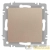 Кнопка Accent 6-109-04 10А-250В IP20 СУ шампань Intro 
