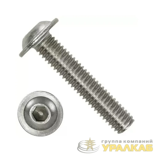 Винт с полукруглой головкой М4х40 DIN 7985 оцинк. (уп.9шт) Tech-Krep/Zitar 126571 детальная картинка