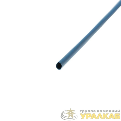 Трубка термоусадочная ТУТ нг 6.0/3.0 син. 1м Rexant 