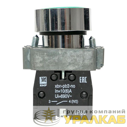 Кнопка BA31 зел. NO IP65 PROxima EKF 