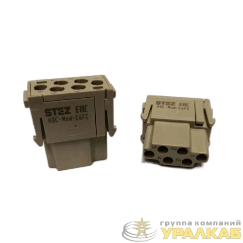 Вставка контактная модульная HDC-MOD-E6FC СТЭЗ 187150353 детальная картинка