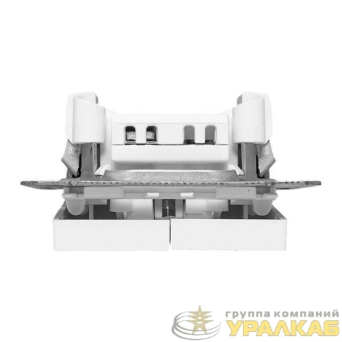 Выключатель 2-кл. СП Эпика механизм бел. EKF 