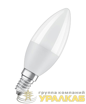 Лампа светодиодная LED Value LVCLB60 7SW/840 7Вт свеча матовая E14 230В 10х1 RU OSRAM 4058075578944