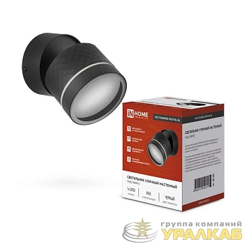 Светильник НБУ DIAMOND-SPOT-NL-BL IP65 уличный под лампу GX53 алюм. черн. IN HOME 4690612052915