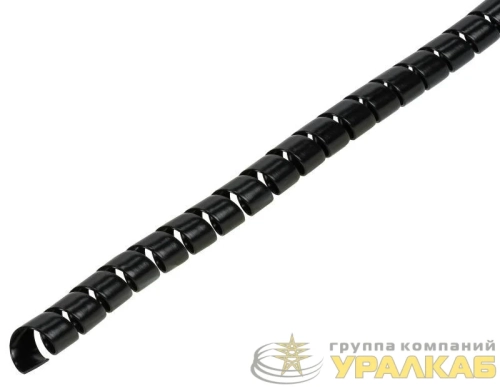 Спираль монтажная СП-16 черн. (уп.2м) IEK 