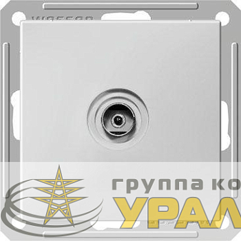 Розетка телевизионная оконечная TV 1-м СП W59 коннектор механизм бел. SE RTS-151-1-86