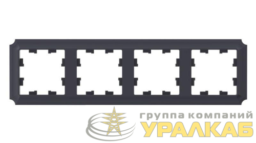 Рамка 4-пост. AtlasDesign Antique универс. карбон SE ATN101004 детальная картинка
