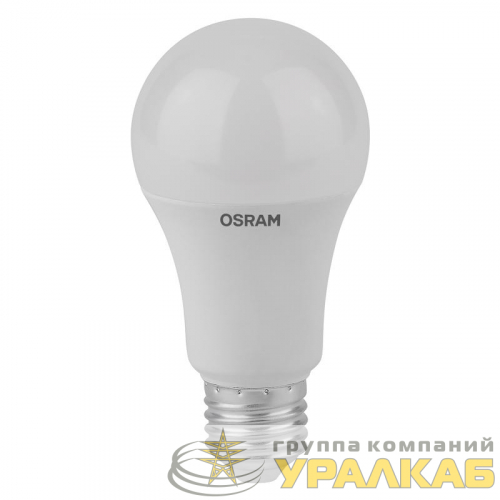 Лампа светодиодная LED Antibacterial A 10Вт грушевидная матовая 6500К холод. бел. E27 1055лм 220-240В угол пучка 200град. бактерицидн. покрыт. (замена 100Вт) OSRAM 4058075561090