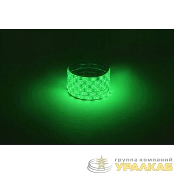 Лента светодиодная LS2835 -4.8-60-12-G-IP65-1 year-5m зел. (уп.5м) Эра 