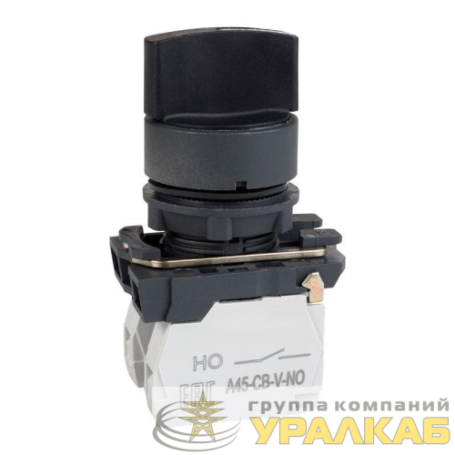 Переключатель OptiSignal D22 C5-S-21 2 положения пластик 1НО XB5AD21 КЭАЗ 