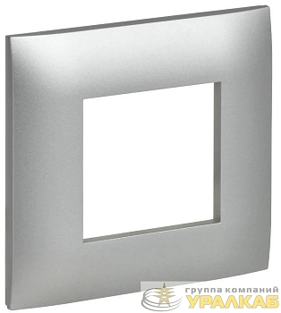 Рамка 1-м SKANDY SK-F01S серебр. IEK SK-M12-K23